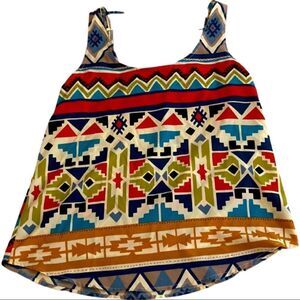 Forever 21 Boho Sleeveless Navajo Top